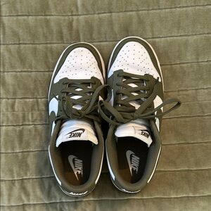 Nike Green and White Sneakers